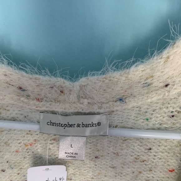 Christopher & banks sweater. Size Large. NWT! - Picture 2 of 4